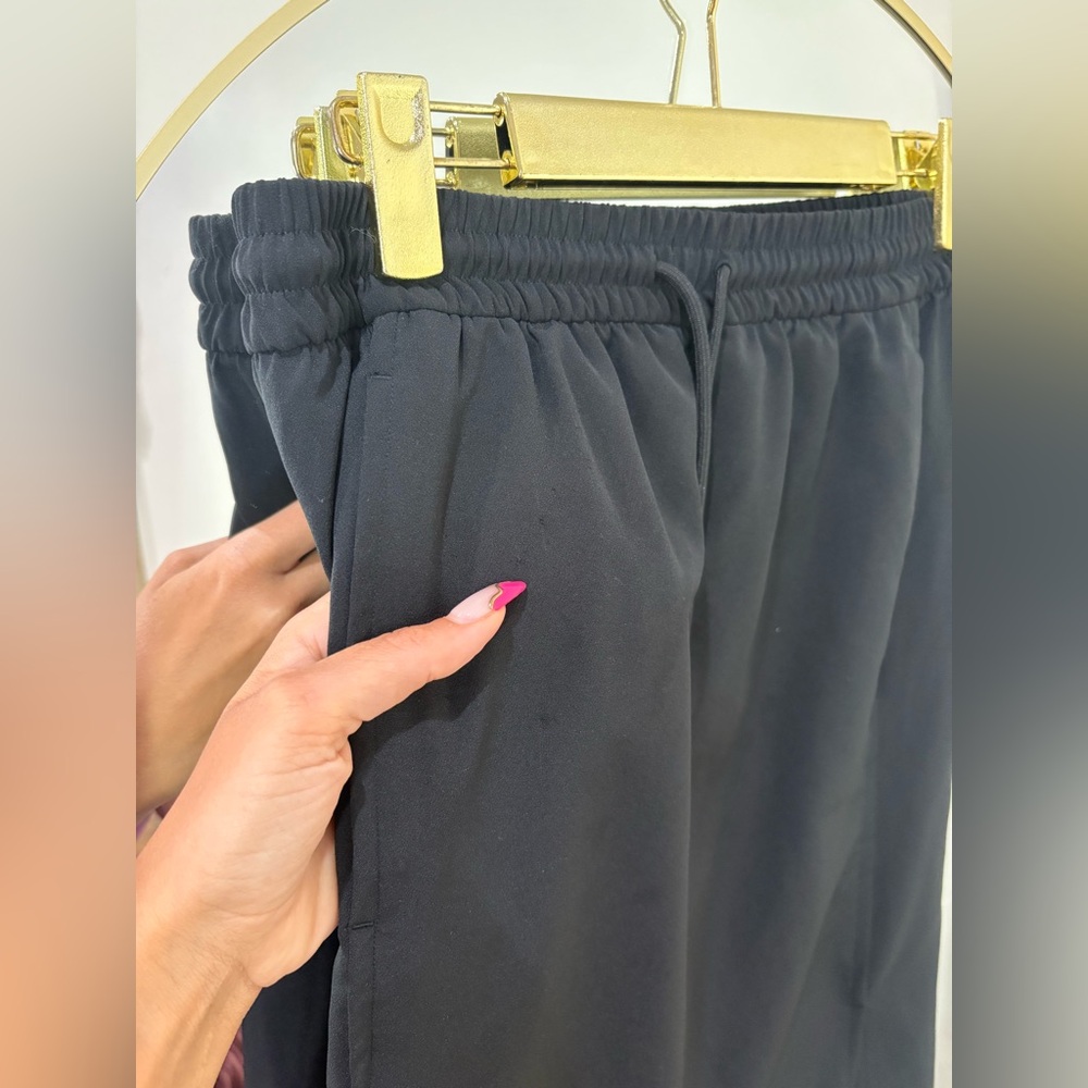 Athleta Black office Elastic-Waist Midi Skirt - Picture 4 of 7